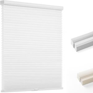 Light Filtering Cellular Shades, Honeycomb Blinds for Indoor Windows, 1.5 inch Cell Pleated , Pull Down Thermal Window ,Coverings for Window.