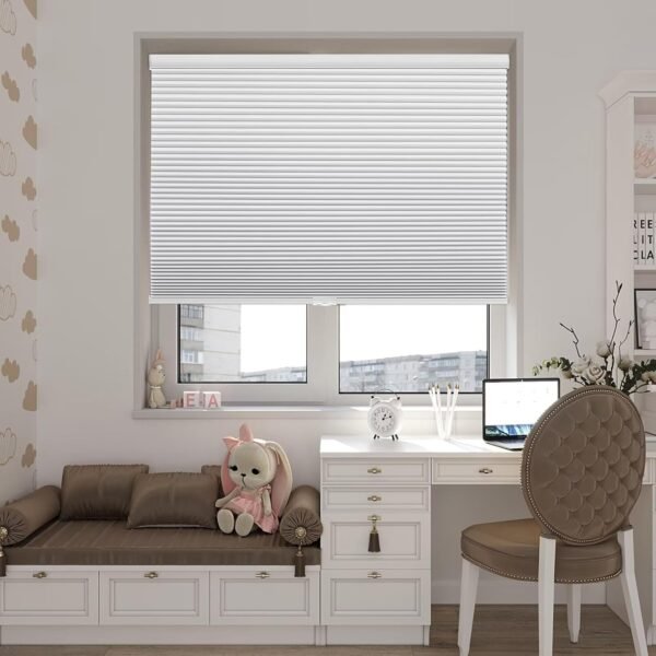 Blackout Cellular Shades, Honeycomb Blinds for Indoor Windows, 1.5 inch Cell Pleated , Pull Down Thermal Window ,Coverings for Window. - Image 3