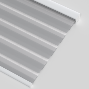 Electric Zebra Blinds for Indoor Windows,70% Blackout Roller Blinds with Valance Cover, Room Darkening for Home, Privacy Control, Easy Install ，Grey-color
