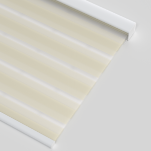 Electric Zebra Blinds for Indoor Windows,70% Blackout Roller Blinds with Valance Cover, Room Darkening for Home, Privacy Control, Easy Install Beige color