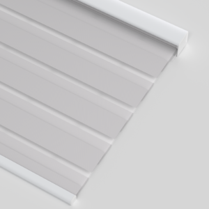 Electric Zebra Blinds for Indoor Windows,90% Blackout Blinds with Valance Cover, Room Darkening for Home, Privacy Control, Easy Install， Grey color