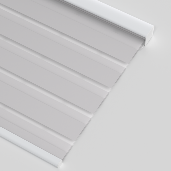 Electric Zebra Blinds for Indoor Windows,90% Blackout Blinds with Valance Cover, Room Darkening for Home, Privacy Control, Easy Install， Grey color