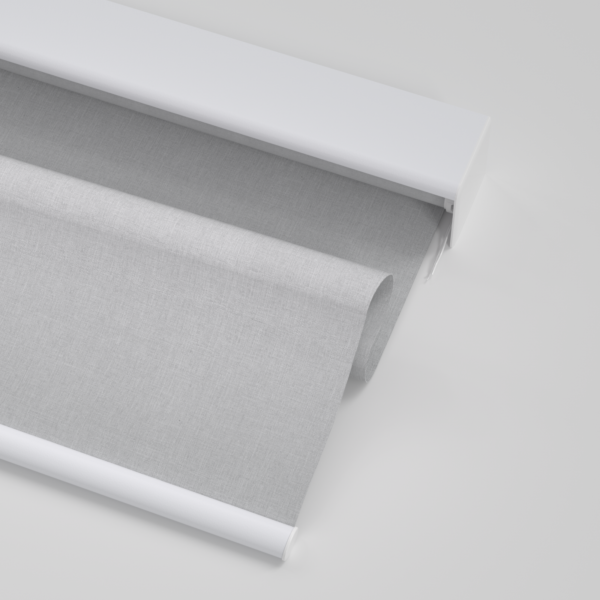 Smart Roller Blinds for Indoor Windows, Blackout Roller Blinds with Valance Cover, Room Darkening Window Shades for Home, Privacy Control Shade, Easy Install - Image 2