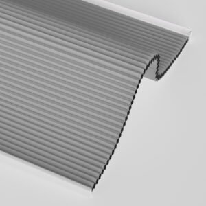 Smart Cellular Blinds for Indoor Windows, Blackout shade with temperature sensor , Automatic working by the temperature , Control by Voice, app and remote. Grey color