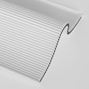 Smart Cellular Blinds for Indoor Windows, Blackout shade with temperature sensor , Automatic working by the temperature , Control by Voice, app and remote. White color