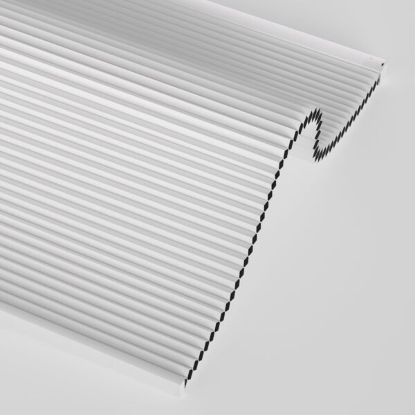 Smart Cellular Blinds for Indoor Windows, Blackout shade with temperature sensor , Automatic working by the temperature , Control by Voice, app and remote. White color