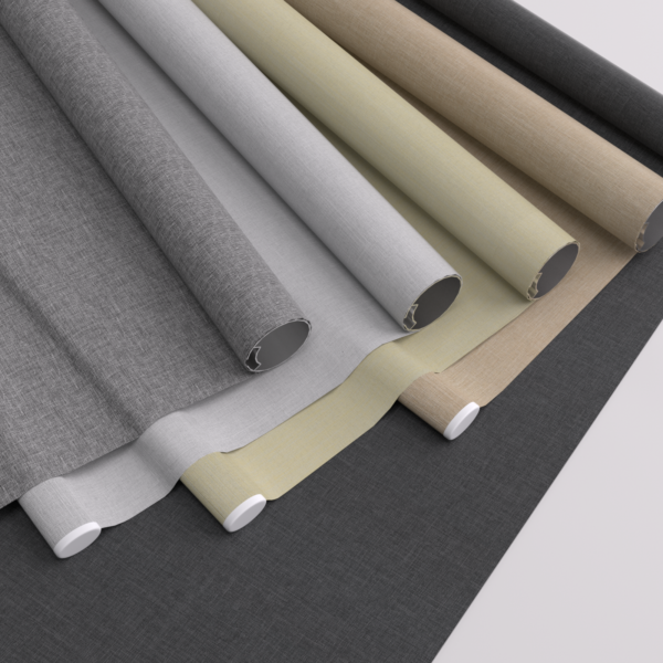 Smart Roller Blinds for Indoor Windows, Blackout Roller Blinds with Valance Cover, Room Darkening Window Shades for Home, Privacy Control Shade, Easy Install ,Brown - Image 4